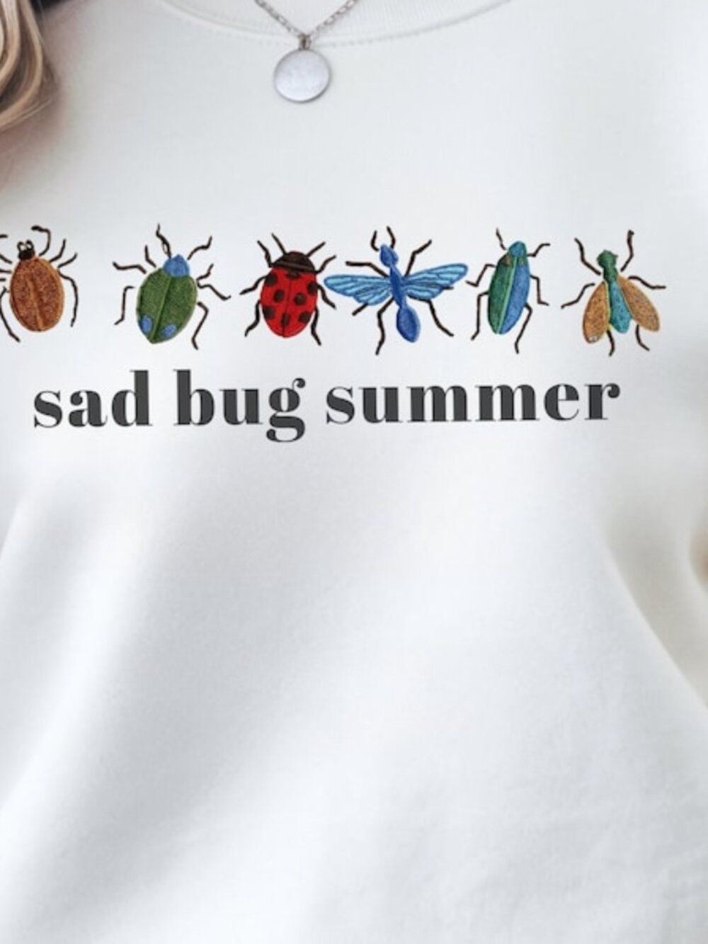 Sad Bug Summer T-Shirt, Noah Kahan Inspired Unisex T Shirt 90 - Picture 2 of 5